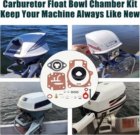 398729 396701 392061 مجموعة إصلاح المكربن مع تعويم متوافق مع Johnson Evinrude 18 20 25 28 30 35 40 45 48 50 55 60 65 70 75 HP استبدال 18-7222 18-7042 9-37107 in Saudi Arabia