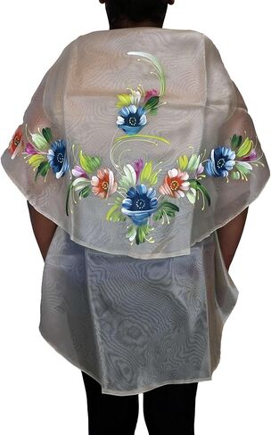 بانويلو فلبينية | شال زهرة مطلي باليد للنساء in Kuwait