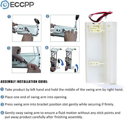 ECCPP Electric Puff Pump Module Assembly Presentive for Ford Van Pickup Truck Bronco E150 E250 E350 F150 F250 F350 V6-2.9L L6-4.9L V8-5.0L 5.8L 7.5L E2059MN in Saudi Arabia