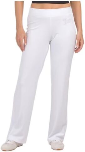 Juicy Couture Women's Hallow Bling Velor Track Pants in Kuwait