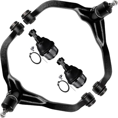 مجموعة التعليق الأمامية Scitoo 4PCS لجيب ليبرتي 2008-2012 لدودج نيترو 2007-2011 (مع ذراع التحكم العليا ومفصل الكرة ، مفصل الكرة السفلي) in Saudi Arabia