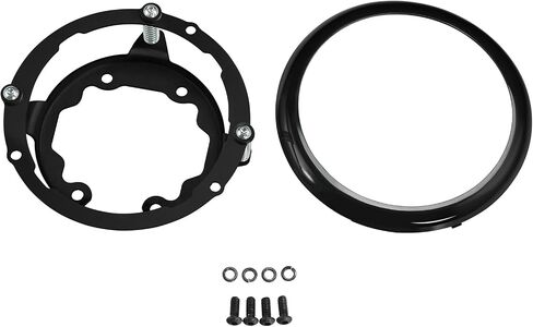 XMT-Moto Head Light Ring Trim Mount Bracket Fit for Harley 2022-2025 Low Rider ST FXLRST ، 2022 RIDER EL DIABLO FXRST in Saudi Arabia