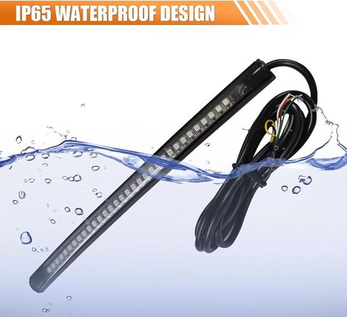 مصباح فرامل ذيل LED Universal LED ، 8 بوصة مرنة LED LED LED بار رخصة طلاء ، وضوء فرامل دراجة نارية مقاومة للماء ، وأضواء LED للسيارة للربو ، والدراجات البخارية ، والطراد ، والطريق على الطرق الوعرة in Saudi Arabia