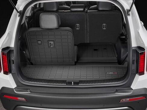 Weathertech Cargo Trunk Liner لـ Kia Sorento ، Hybrid ، Hybrid - خلف ثالث Row Row Seatback (401407) أسود in Saudi Arabia