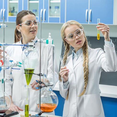 2 PCS معاطف Universal Lab للنساء المرصعين 33 "أبيض باحفي المعطف المعطف سترة لدبي ممرضة in Saudi Arabia
