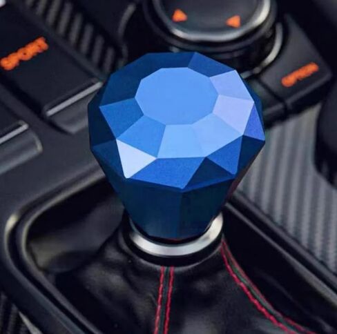 HOCSTON Universal Car Manual Gear Shift Lever Knob, Diamond Style, Fits Most Vehicles (Red) in Kuwait