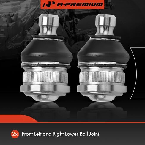 A-Premium 2 x Front Lower Ball Joint, Compatible with Nissan Versa 2012-2019, Versa Note 2014-2019, 1.6L in Saudi Arabia
