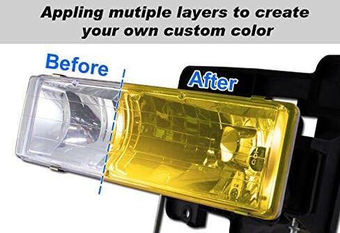 3 Pack Vans 110ML JDM Yellow Tint Lens Color Spray Paint Can for Headlights Fog Lights Corner Lamps Bumper Light in Kuwait