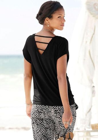 LASCANA Women's Back Cutout Top in Saudi Arabia