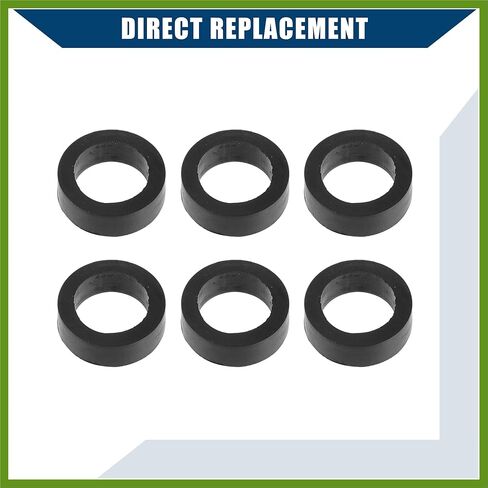 16636-0B010 Fuel Injector Seal O-Ring for Nissan Frontier 1999-2004 / Injector Lower Insulator/Durable / 6 Pcs Black Replace Parts Vehicle Components in Saudi Arabia