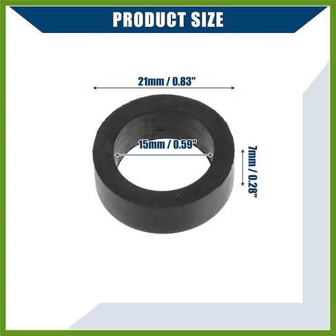 16636-0B010 Fuel Injector Seal O-Ring for Nissan Frontier 1999-2004 / Injector Lower Insulator/Durable / 6 Pcs Black Replace Parts Vehicle Components in Saudi Arabia