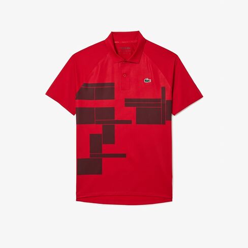 Lacoste Men's Sport Tennis X Novak Djokovic منتظم على قميص بولو المحكمة in Kuwait