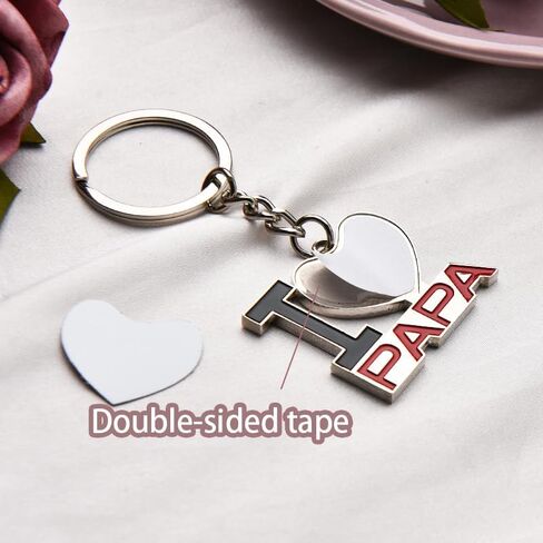 Fathers Mothers Day Gifts Keychain Papa Mama Photo Picture Key Chain Appreciation I Love You Birthday Gifts for Mom in Saudi Arabia