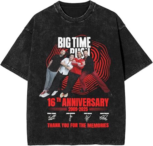 2025 Music Tourt Shirts Men Men Trendy Fashion Cotton Retro Top Black in Saudi Arabia
