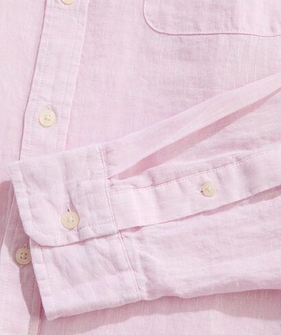 vineyard vines Men's Linen Surfside Solid Shirt in Saudi Arabia