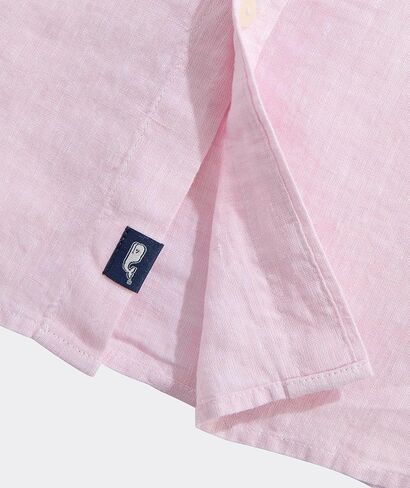 vineyard vines Men's Linen Surfside Solid Shirt in Saudi Arabia