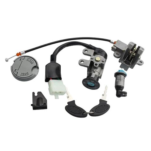 مفتاح مفتاح مفتاح مفتاح القفل غطاء خزان الغاز مجموعة استبدال لـ GY6 49CC 50CC Taotao ATM50-A Roketa MC-08-50 YY50QT-6 Jonway Scooter Moped in Saudi Arabia