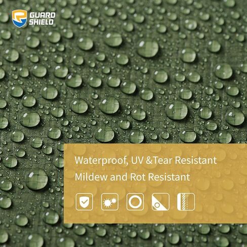 واقي درع جولة القنب القنب مقاوم للماء الشقوق خضراء 12 قدم غطاء في الهواء الطلق قنبلة القماش القماش المطحون تحت حمام السباحة in Kuwait