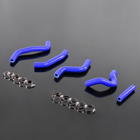 Silicone Coolant Radiator Hose Pipe Kit Compatible for SUZUKI RMZ450 RMZ 450 2007 Blue in Saudi Arabia
