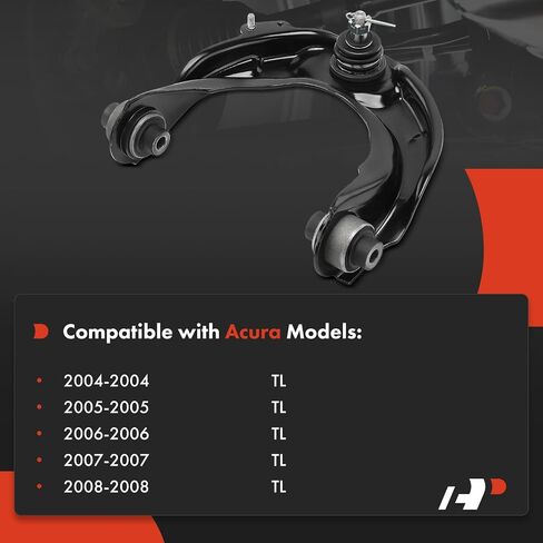 A-Premium Front Front Right Arm ، مع مفصل الكرة والجلبة ، متوافق مع Acura TL 2004 2005 2006 2007 2008 in Saudi Arabia