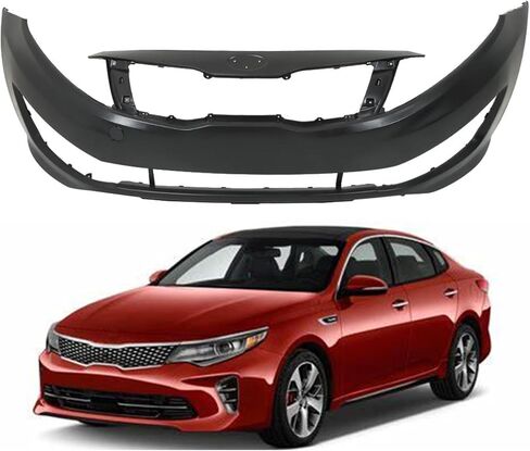 Front Bumper Cover Fascia Replacement for Kia Optima EX LX 2012 2013 with Tow Hook Hole KI1000161 865114C000 in Saudi Arabia