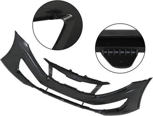 Front Bumper Cover Fascia Replacement for Kia Optima EX LX 2012 2013 with Tow Hook Hole KI1000161 865114C000 in Saudi Arabia