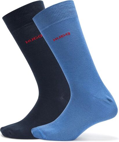 HUGO Men's Two Pack Cotton Dress Socks in Saudi Arabia