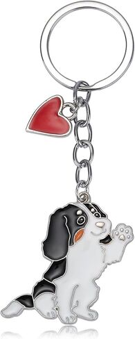 Pets Dog Keychain Portable Metal Puppy Key rings Dog Themed Party Favors Car keychains Bag Charms Purse Decoration in Kuwait