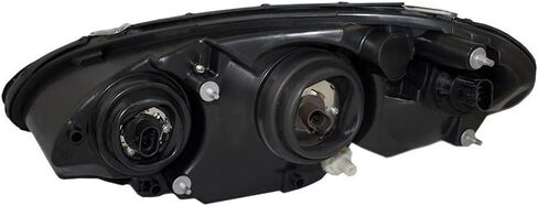 EPIC LIGHTING Headlight Lens and Housing Halogen Assembly Replacement for Chrysler 2001-2005 PT Cruiser [ CH2503131 5288764AH 5288764AI ] Right Passenger Side RH in Saudi Arabia