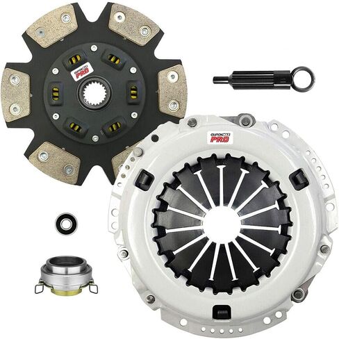 Clutchmaxpro Performance Stage 3 Kit Kit with flywheel متوافق مع 1988-1995 Toyota Pickup 4X4 DLX SR5 1993 1994 T100 2WD فقط 3.0L 3VZE (CP16059HDCFW-ST3) in Saudi Arabia