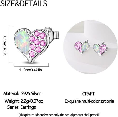 Sterling Silver Stud Earrings for Women, Hypoallergenic Flat Back Earrings Jewelry Gifts for Sensitive Ears in Kuwait