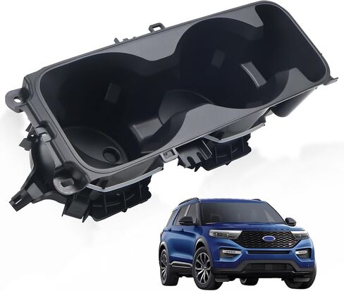 LB5Z-7813562-AB Center Console Cup Holder Fit for Ford Explorer 2020-2025 Replace LB5Z7813562AB (Without Wireless Charging) in Saudi Arabia