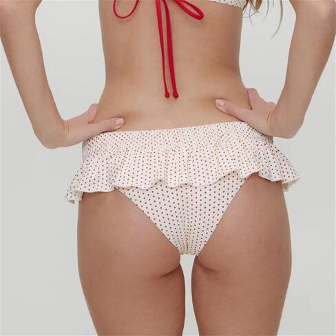 Alyweatry Women Halter String Bikini Set Sexy Triangle Bikini Top Low Rise Micro Swim Skirt with Built-in Thong Swimwear in Saudi Arabia