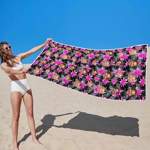 Custom Women Sexy Swimsuit Bikini Set with Face Personalized Matching Swim Top Bottom & Beach Cover Up for Swimwear in Kuwait