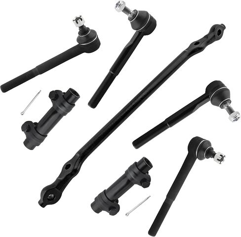 DS1406 ES2837 ES2836 ES2004 Front Center Drag Link Inner & Outer Tie Rod End Adjustment Sleeve for Chevrolet GMC C1500 C2500 1993-1999 Yukon Tahoe 1995-2000, Pack of 6 in Saudi Arabia