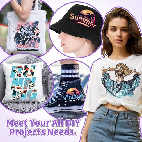 TECKWRAP Sublimation HTV for Dark Fabric/Light Fabric 12" X 10FT - Matte White HTV Vinyl Iron on Heat Transfer Vinyl for Cotton T-Shirt Work with Sublimation Paper Sublimation Printers in Saudi Arabia