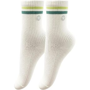 المرأة الصلبة للسيدات اثنين من الجوارب الطاقم الشريطية غير الرسمية الوجه الابتسام الجوارب في الكاحل للنساء الفتيات in Kuwait