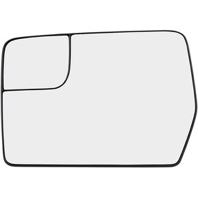 Brock Replacement Driver Mirror Glass w/Base Heated Spotter Glass compatible with 11-14 F150 Pickup in Kuwait