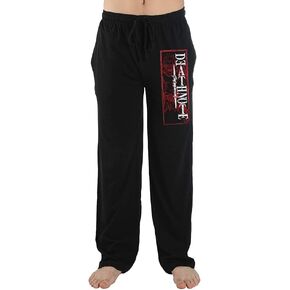 Bioworld Death Note Anime Cartoon Mens Black Lounge Wear Sleep Pajama Pants in Saudi Arabia