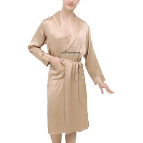 Mens Satin Robe Pajamas Lounge Bathrobe Kimono Spa Gown Including Big and Tall 3XL 4XL 5XL in Saudi Arabia