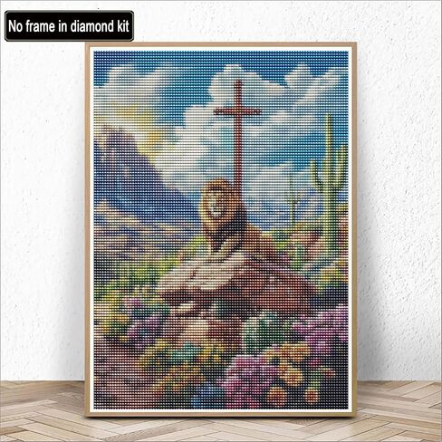 Kaliosy 5D Diamond Art Kits for Adults Field of Sky by Number Kits, Diamond Painting Art Nature Scenery DIY Full Drill Crystal Craft Cross Stitch Embroidery Decoration (12x16 inch) 30x40 cm in Kuwait