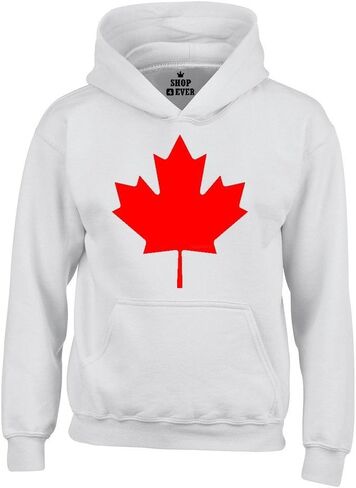 Canada Red Maple Leaf Hooded Sweatshirts Canadian Flag Hoodie in Kuwait