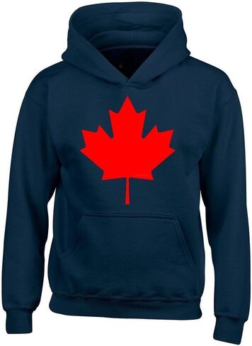 Canada Red Maple Leaf Hooded Sweatshirts Canadian Flag Hoodie in Kuwait