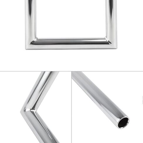 TCMT Chrome 7.48" Rise Z-Bars 1" Handlebars Fit For Harley Sportster XL883 1200 Dyna Street Fat Bob in Saudi Arabia