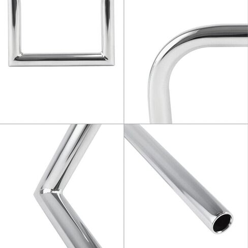 TCMT Chrome 7.48" Rise Z-Bars 1" Handlebars Fit For Harley Sportster XL883 1200 Dyna Street Fat Bob in Saudi Arabia