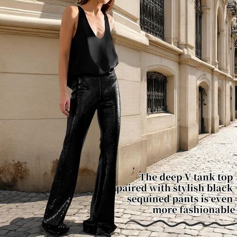 قميص دبابة حريري عميق للنساء-ملاءمة فضفاضة ، نسيج للجليد ، الطبقة الداخلية الصيفية ، قميص بلا أكمام in Kuwait