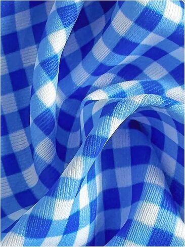نساء 2 قطعة y2k gingham bikini مجموعات منقوشة القوس مثلث بدلة الاستحمام in Saudi Arabia
