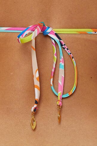 Trina Turk Women's Venus Triangle Triangle Bikini Top ، قابل للتعديل ، ربطة عنق ، تفصل ملابس السباحة in Saudi Arabia