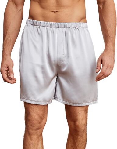 HOUDE Men's silk boxer briefs, loose, luxurious, breathable in Saudi Arabia