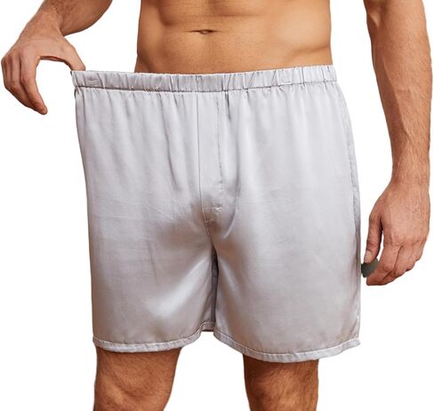 HOUDE Men's silk boxer briefs, loose, luxurious, breathable in Saudi Arabia